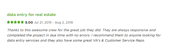 Upwork Review - Md M - TRY SOLUTION Client Testimonial
